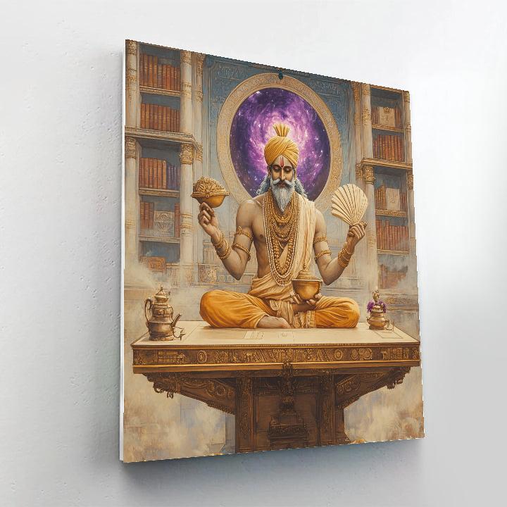 Brahma Crafted Cosmic Scriptorium Numbered painting kits