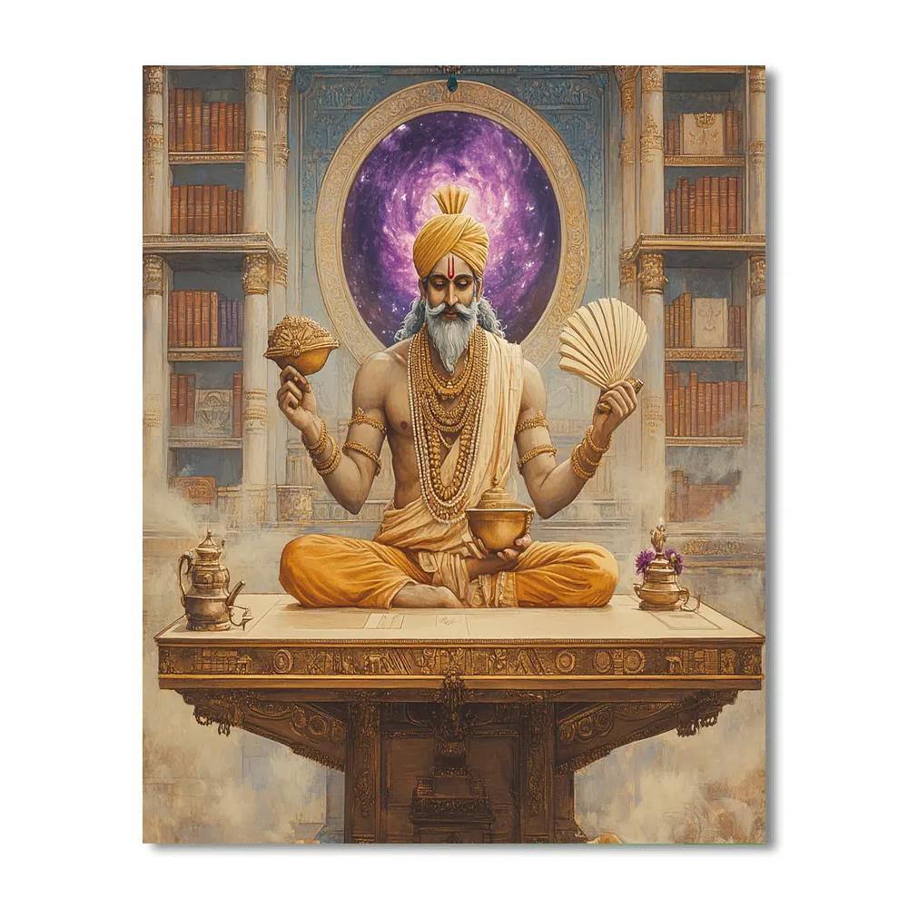 Brahma Crafted Cosmic Scriptorium Numbered painting kits
