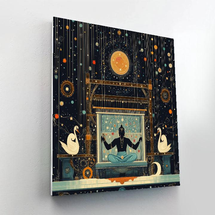 Celestial Loom Of Brahma Threads paint by number