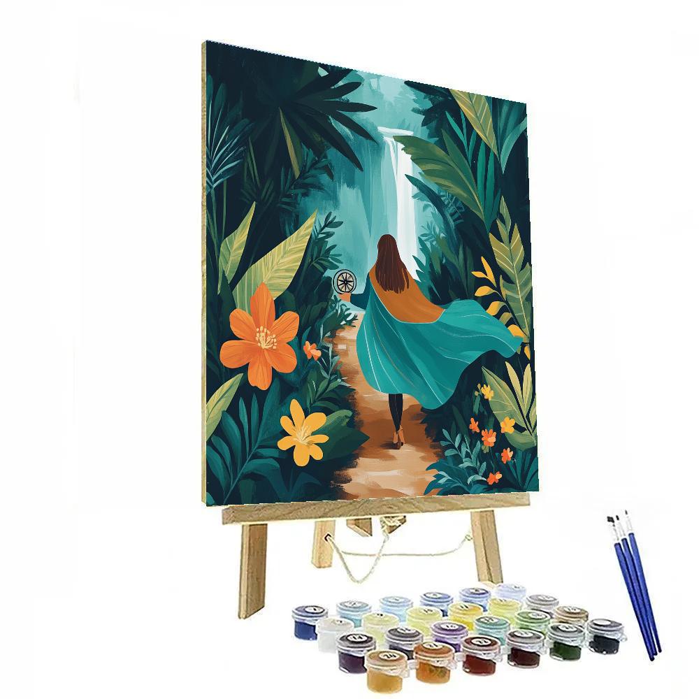 Raya Jungle Compass Quest Painting by numbers kit