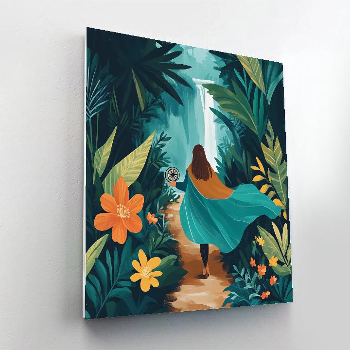 Raya Jungle Compass Quest Painting by numbers kit