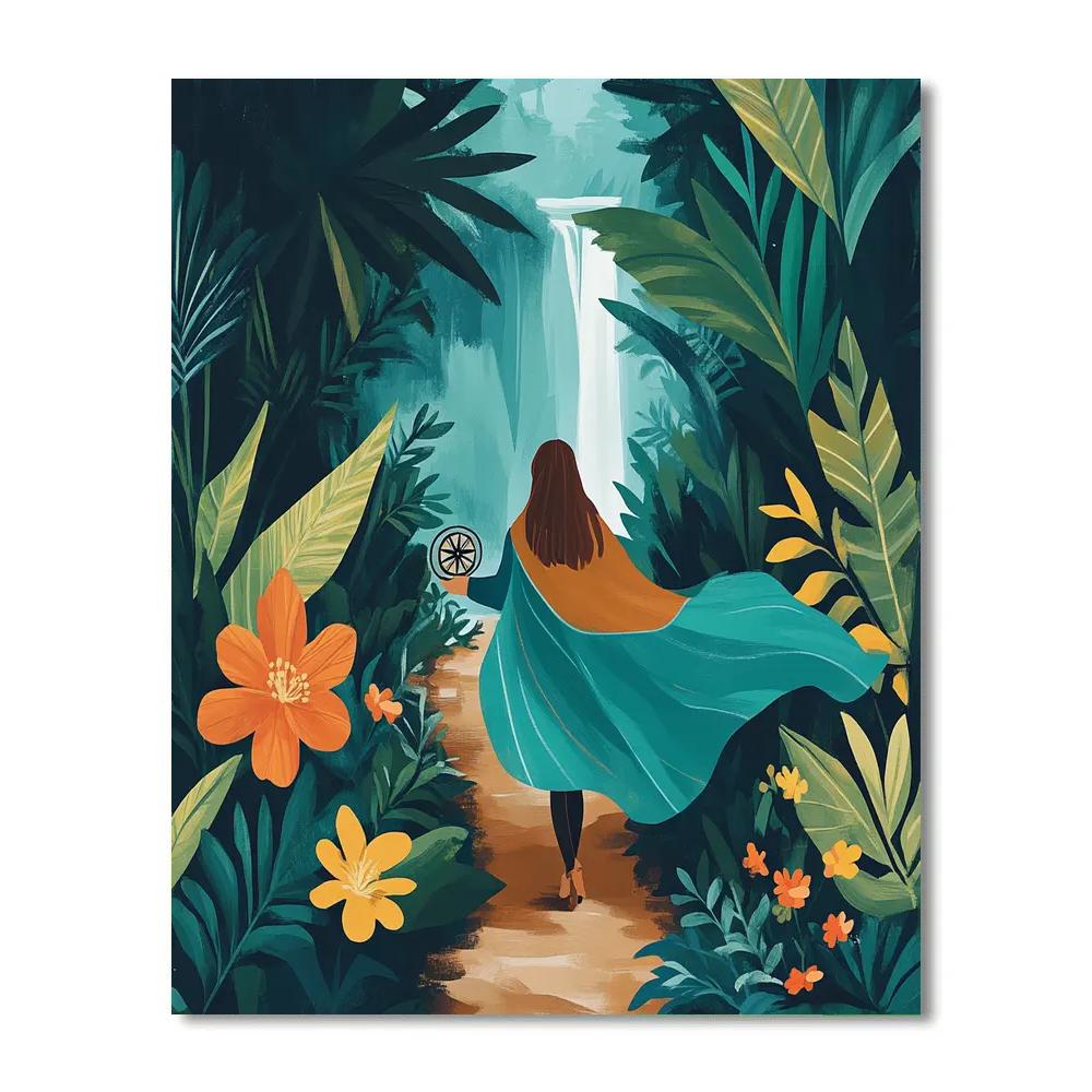 Raya Jungle Compass Quest Painting by numbers kit