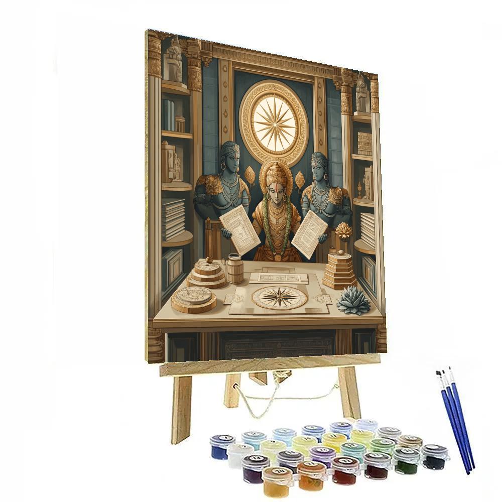 Architect Studio In Brahma Light paint by number