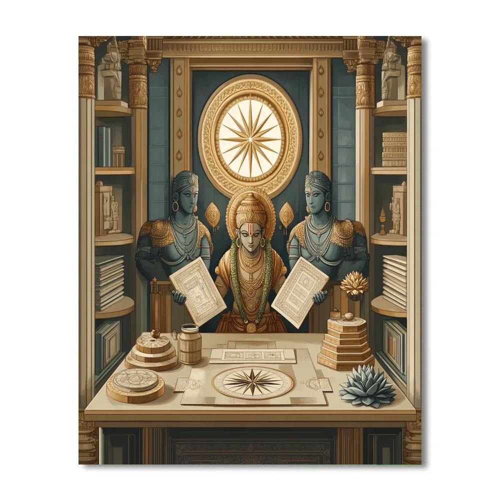 Architect Studio In Brahma Light paint by number