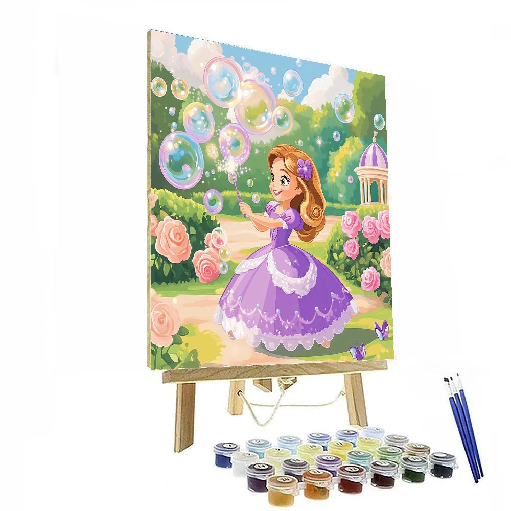 Sofia The First Royal Bubble Garden painting number kit