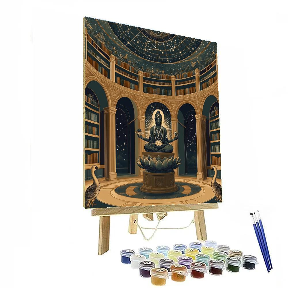 Brahma In The Four Horizon Library Paint by numbers art