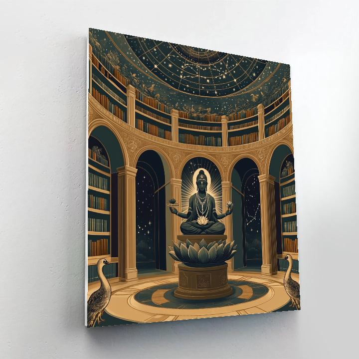 Brahma In The Four Horizon Library Paint by numbers art