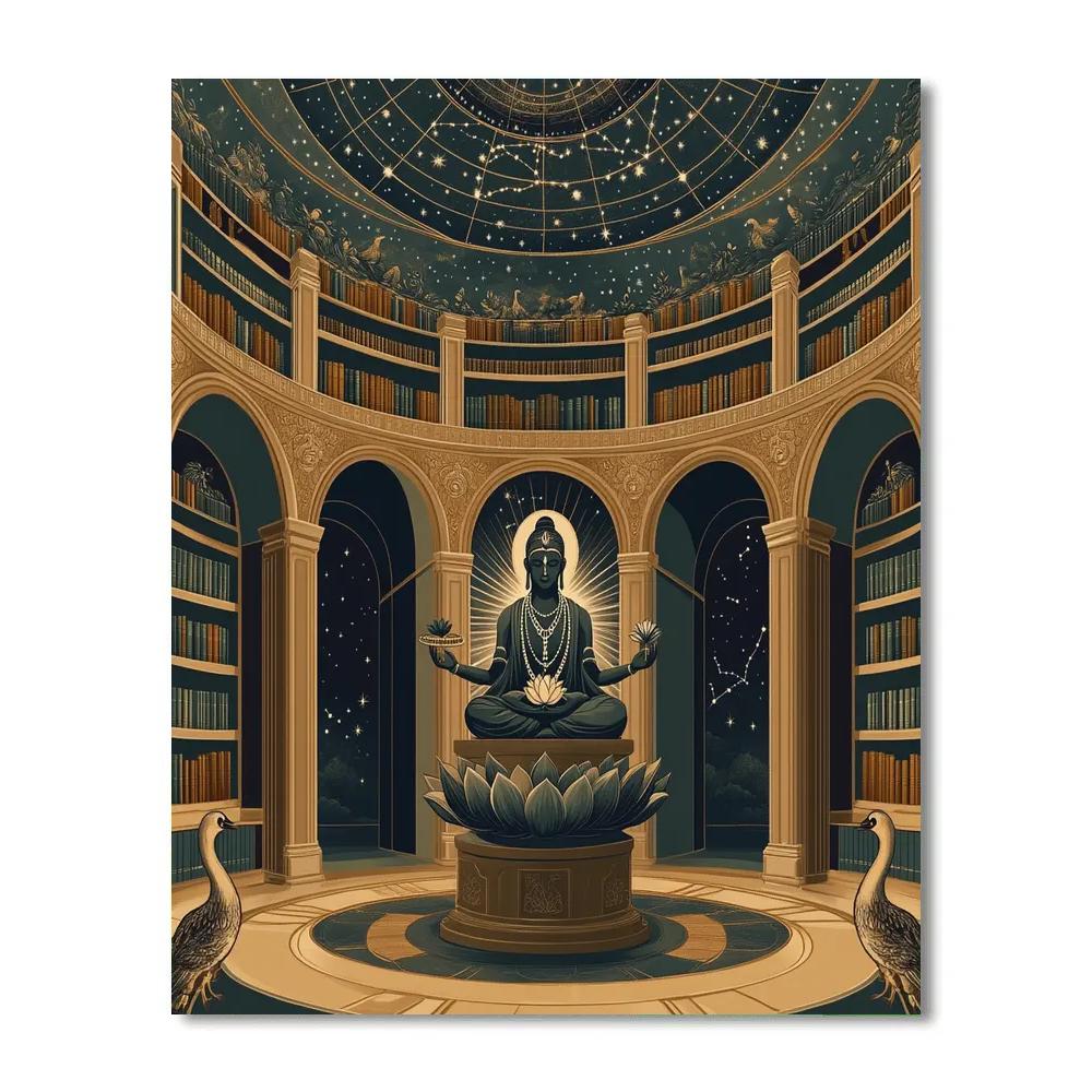Brahma In The Four Horizon Library Paint by numbers art
