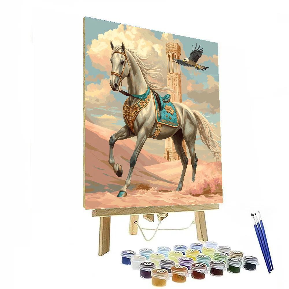 Windtower Caravan Horse DIY paint by numbers