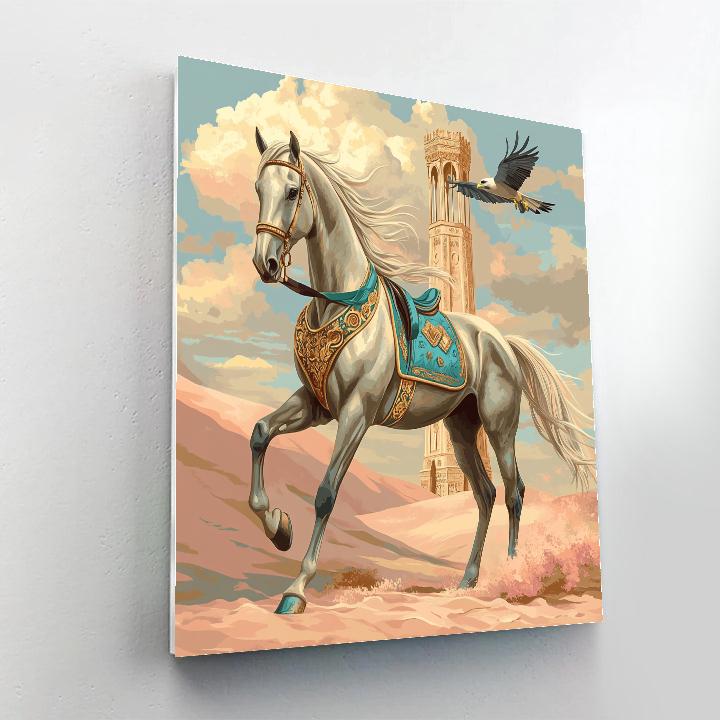 Windtower Caravan Horse DIY paint by numbers