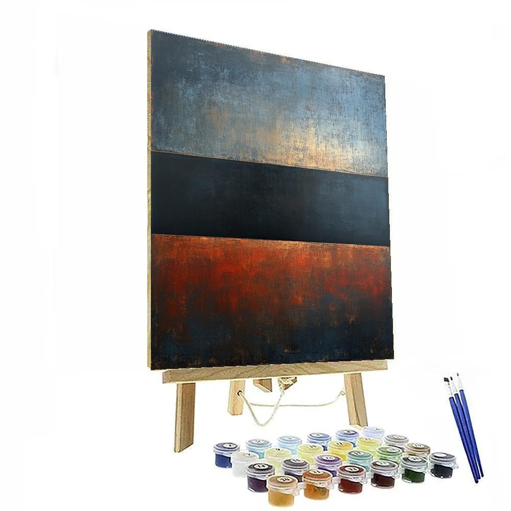 Mark Rothko Inspired Tectonic Silence Painting by numbers kit