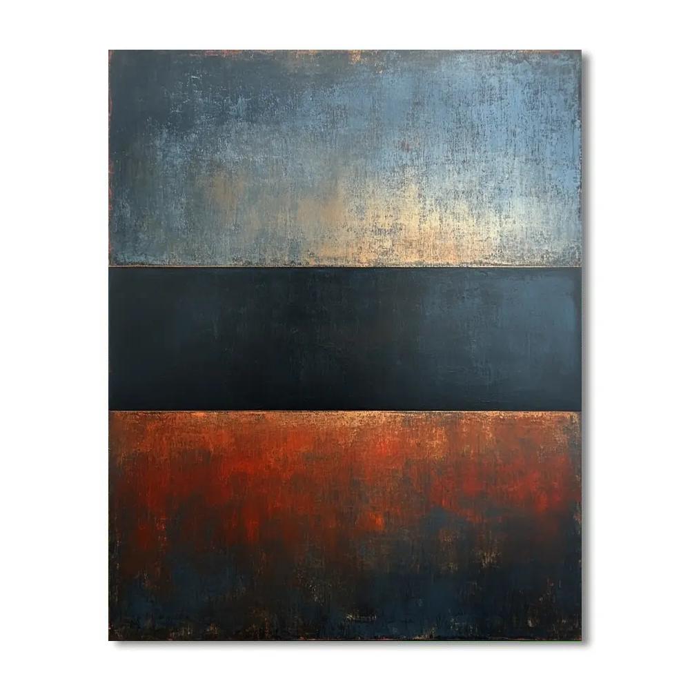 Mark Rothko Inspired Tectonic Silence Painting by numbers kit