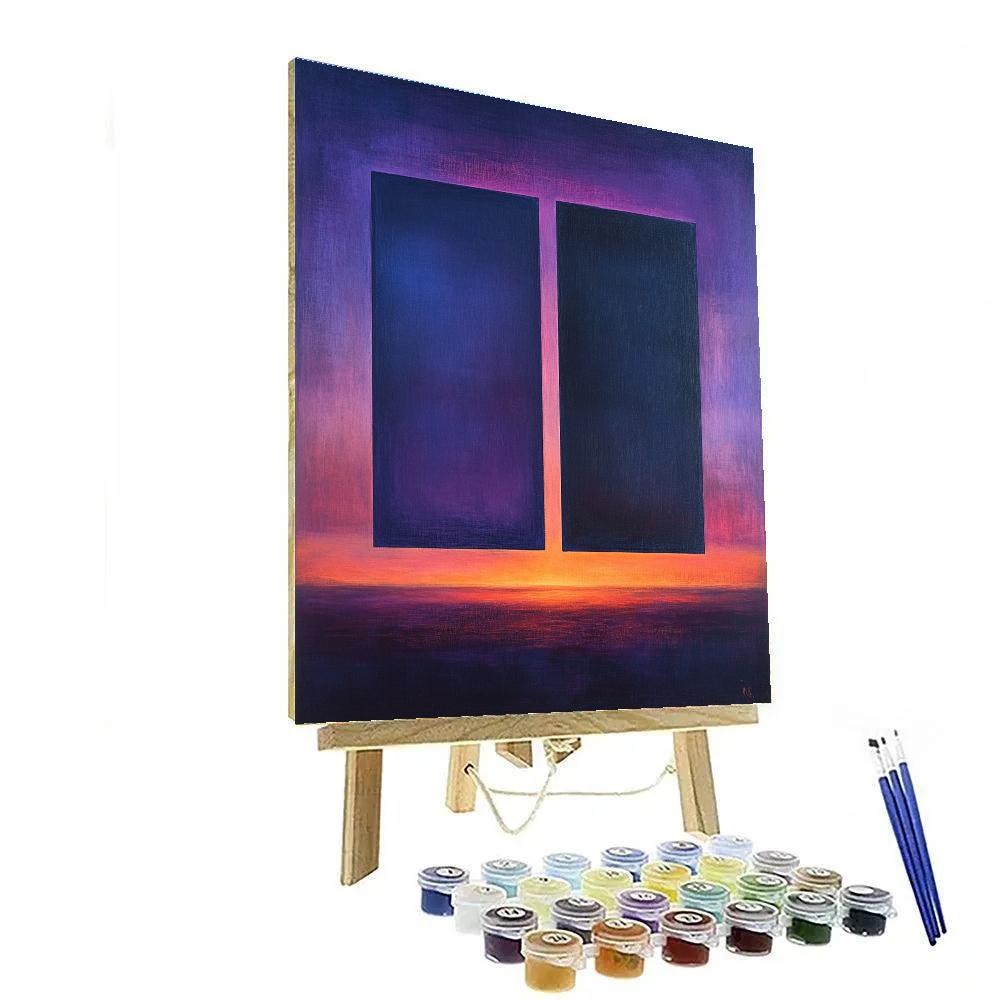 Mark Rothko Inspired Aphelion Reverie Paint by numbers art