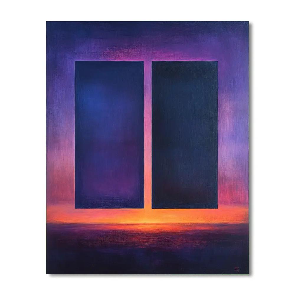 Mark Rothko Inspired Aphelion Reverie Paint by numbers art