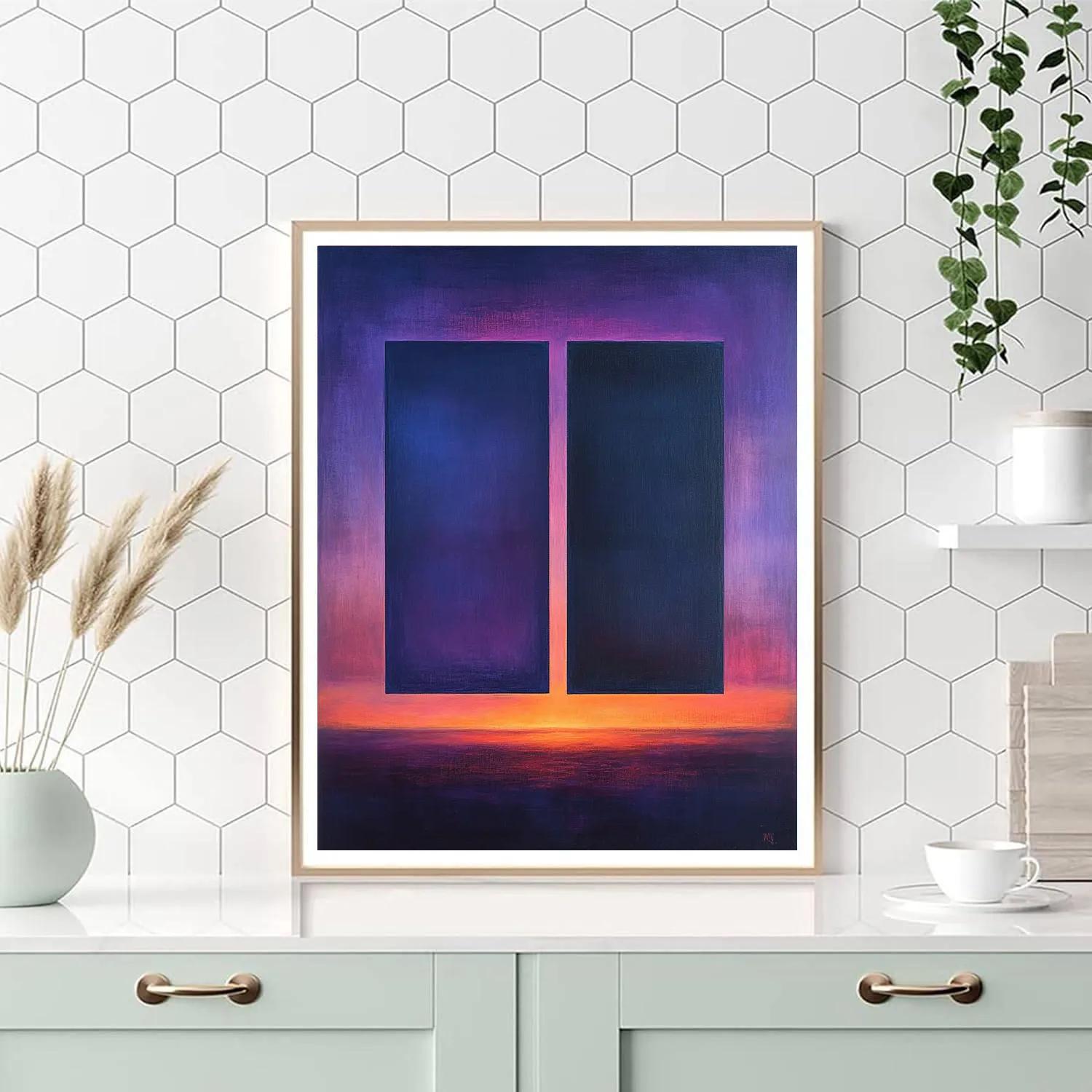 Mark Rothko Inspired Aphelion Reverie Paint by numbers art