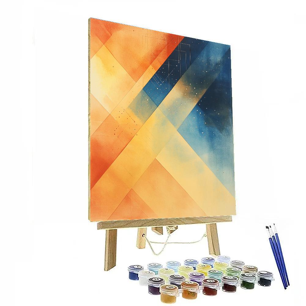 Paul Klee Inspired Nebular Counterpoint Numbered painting kits