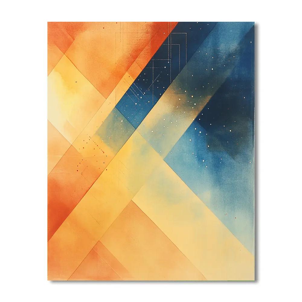 Paul Klee Inspired Nebular Counterpoint Numbered painting kits