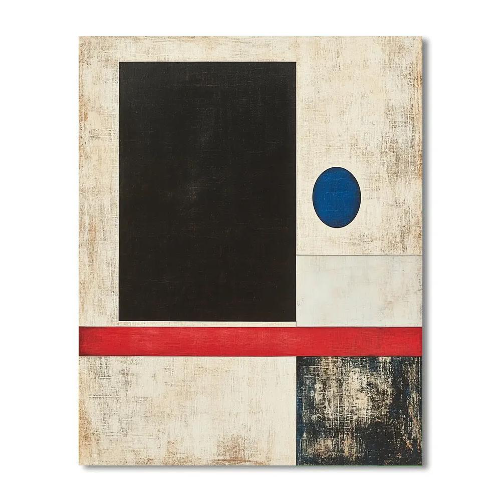 Kazimir Malevich Inspired Event Horizon Equilibrium Painting by numbers kit