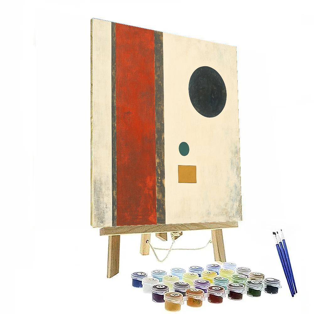 Kazimir Malevich Inspired Lagrange Point Stillness painting number kit