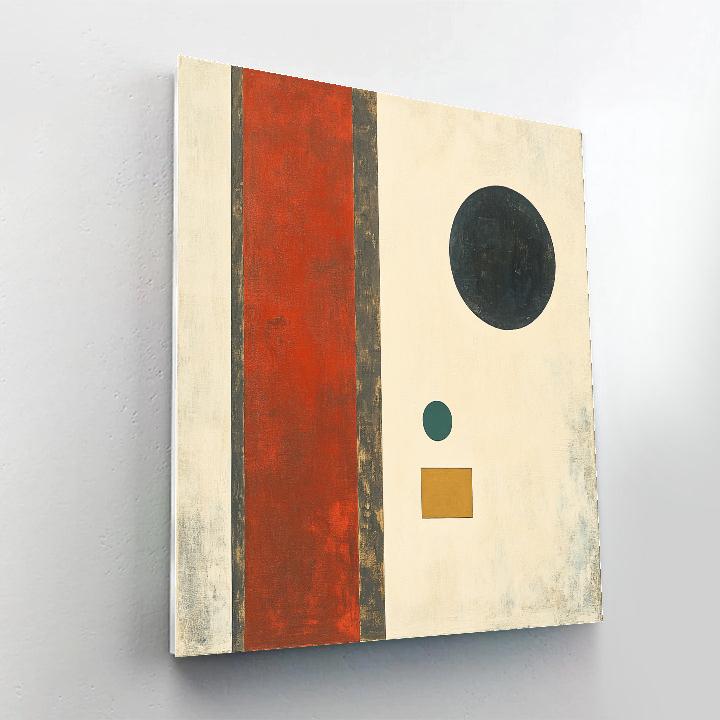 Kazimir Malevich Inspired Lagrange Point Stillness painting number kit