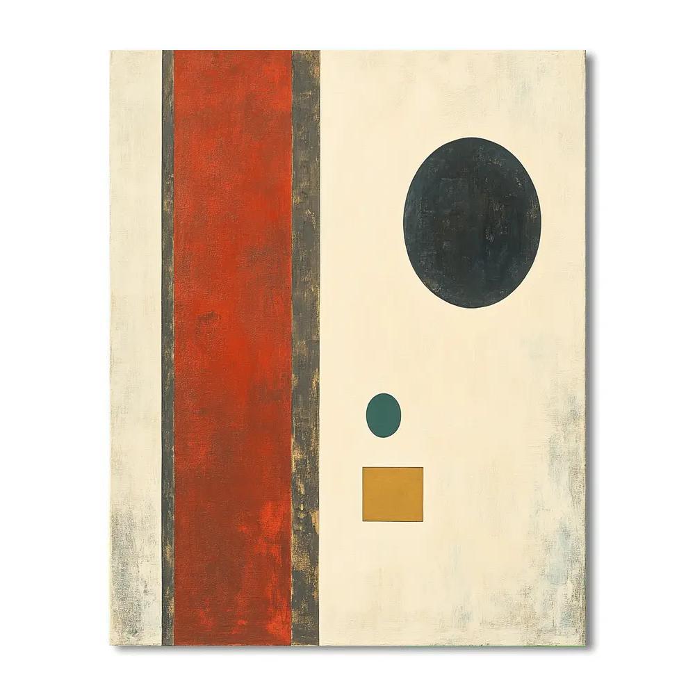 Kazimir Malevich Inspired Lagrange Point Stillness painting number kit