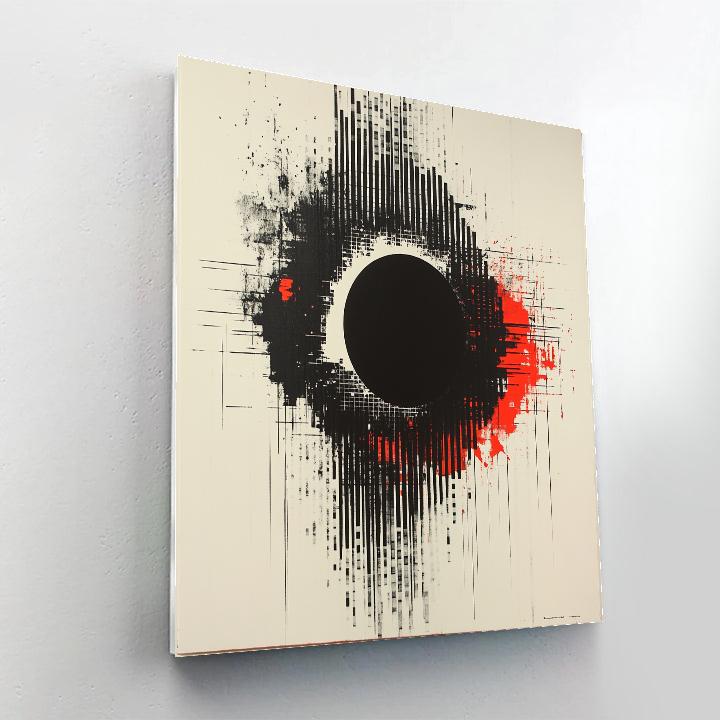 Banksy Inspired Data Eclipse Paint by numbers art
