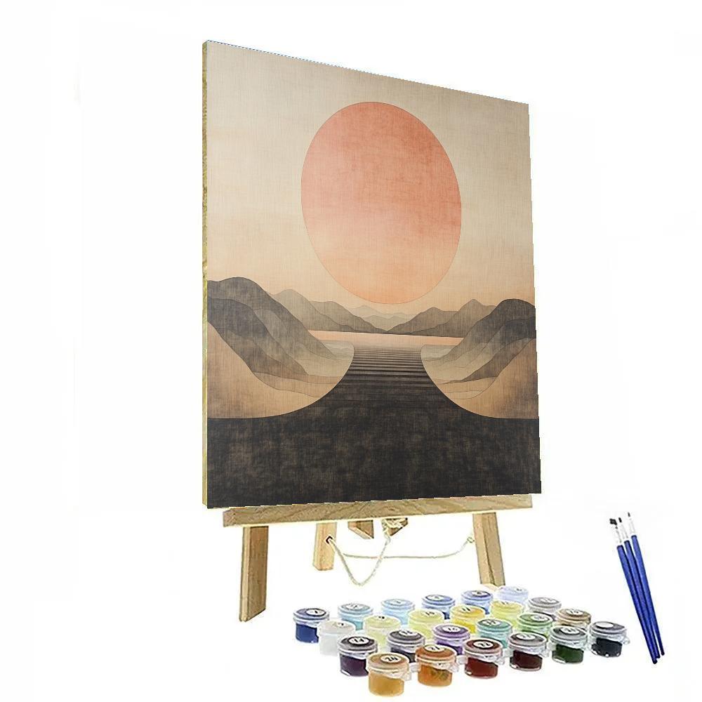 Nandalal Bose Inspired Eclipse Of Quiet Earth Paint by numbers kits