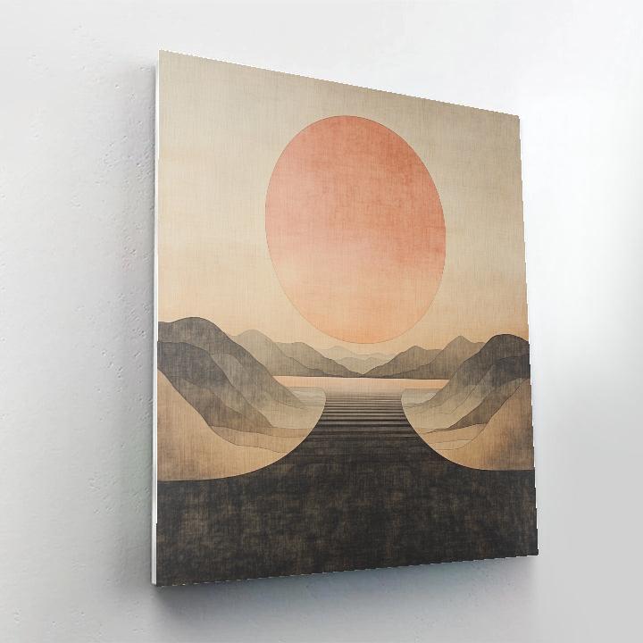 Nandalal Bose Inspired Eclipse Of Quiet Earth Paint by numbers kits