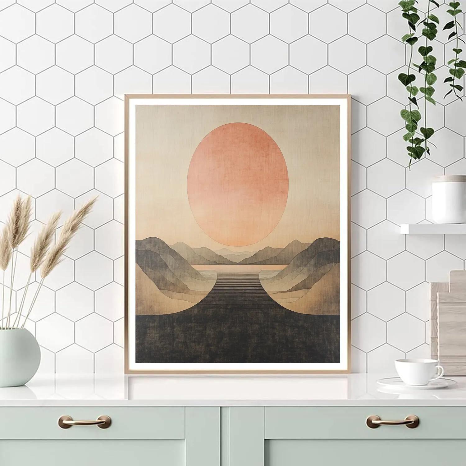 Nandalal Bose Inspired Eclipse Of Quiet Earth Paint by numbers kits