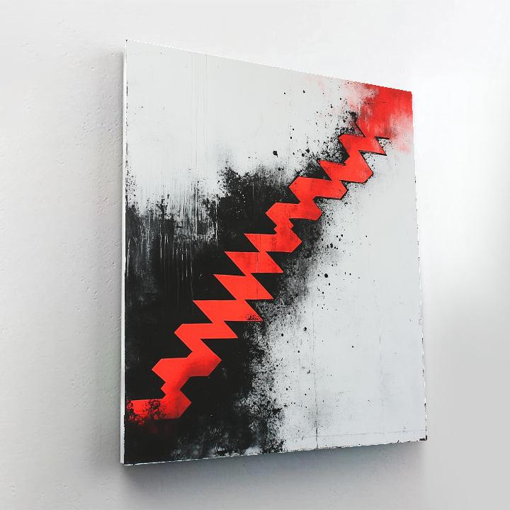Banksy Inspired Carbon Silence Nebula paint by number