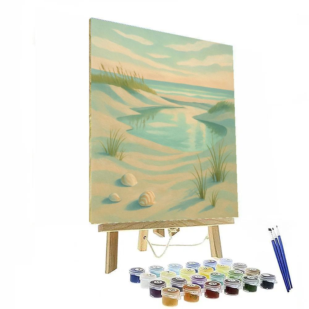 Opal Tide Over The Shell Dunes Paint by numbers kits