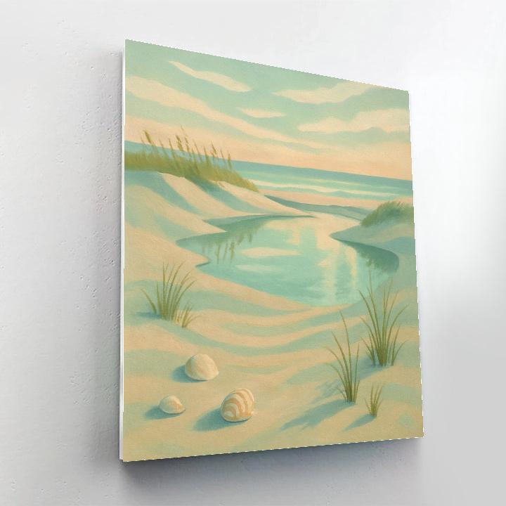 Opal Tide Over The Shell Dunes Paint by numbers kits