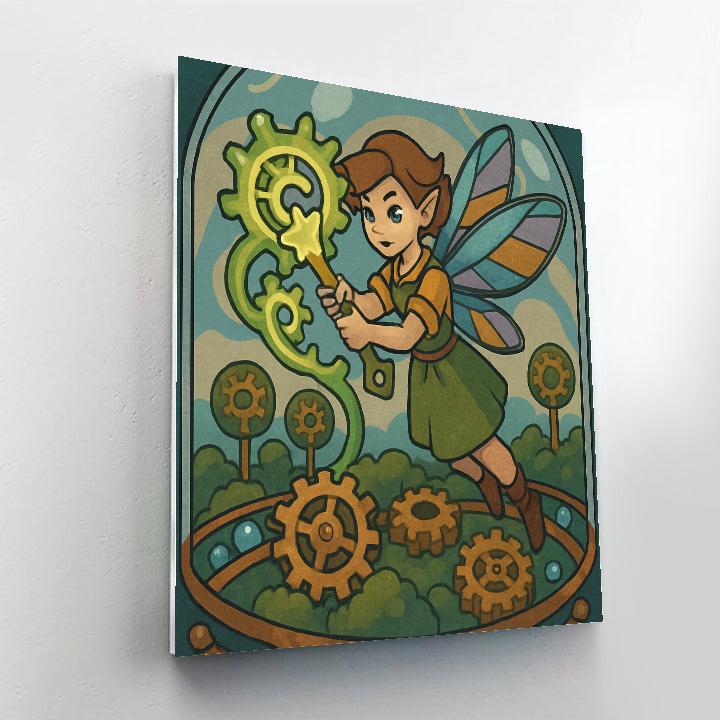 Clockwork Conservatory Fairy DIY paint by numbers