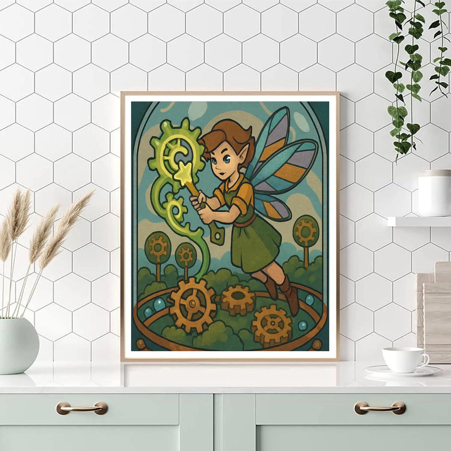 Clockwork Conservatory Fairy DIY paint by numbers