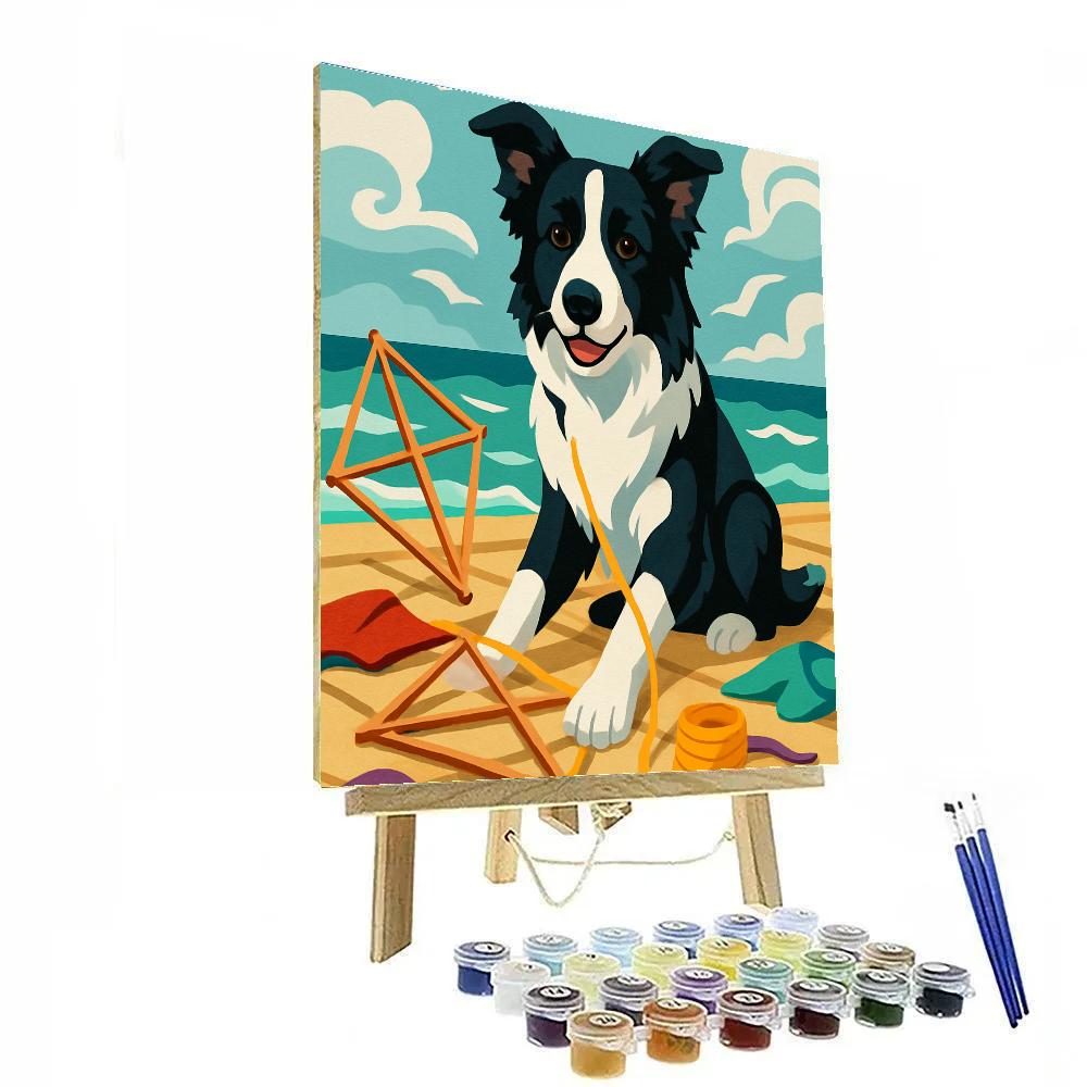 Kite Workshop With Dog Companion painting number kit