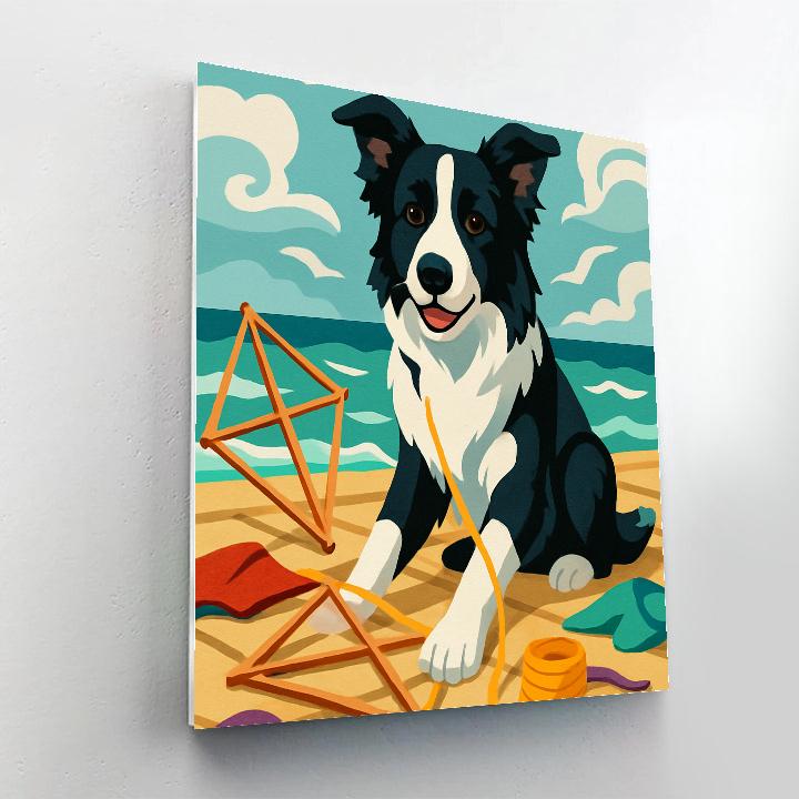 Kite Workshop With Dog Companion painting number kit