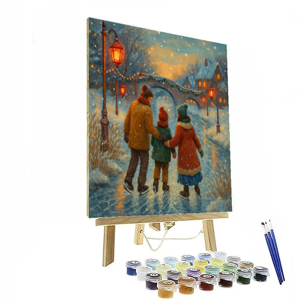 Lanterns Along The Cranberry Canal painting number kit