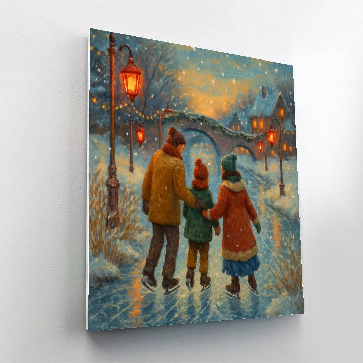 Lanterns Along The Cranberry Canal painting number kit