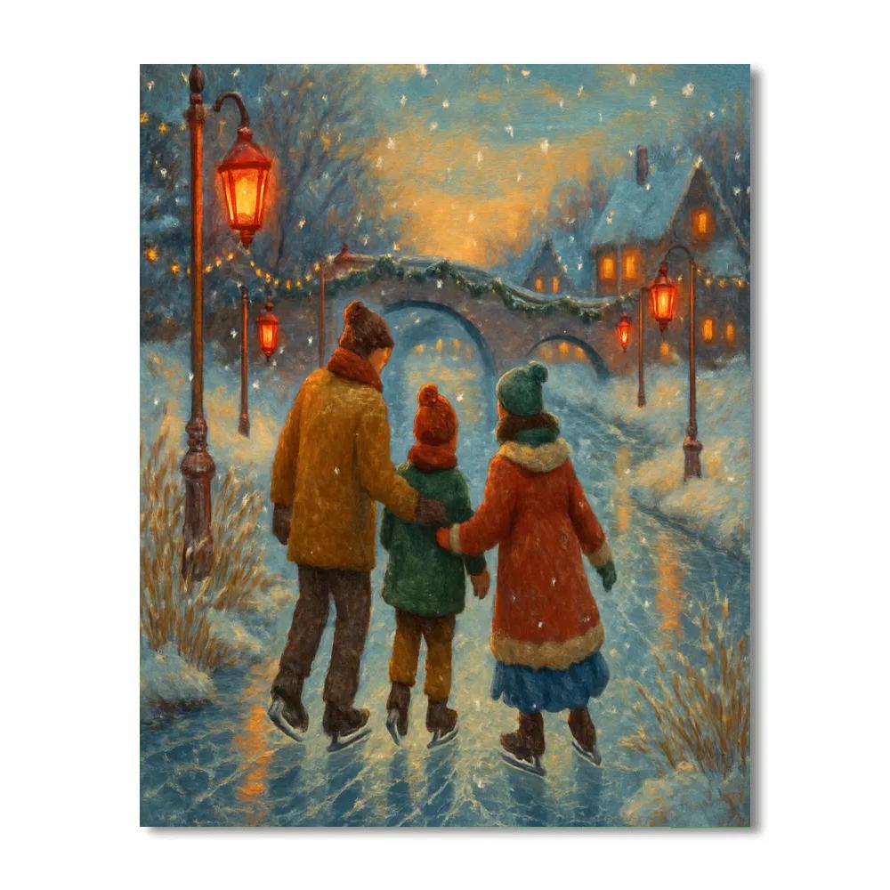 Lanterns Along The Cranberry Canal painting number kit