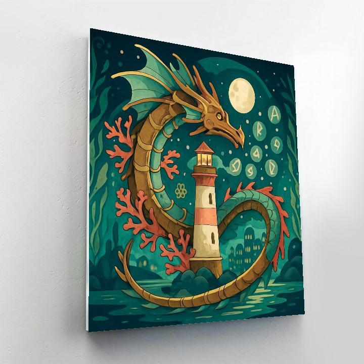 Clockwork Reef Fantasy paint by number