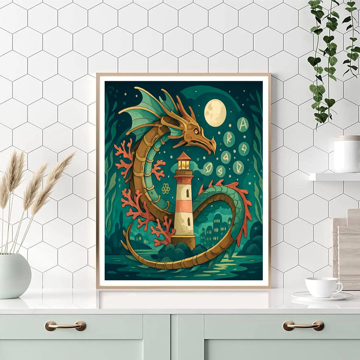 Clockwork Reef Fantasy paint by number