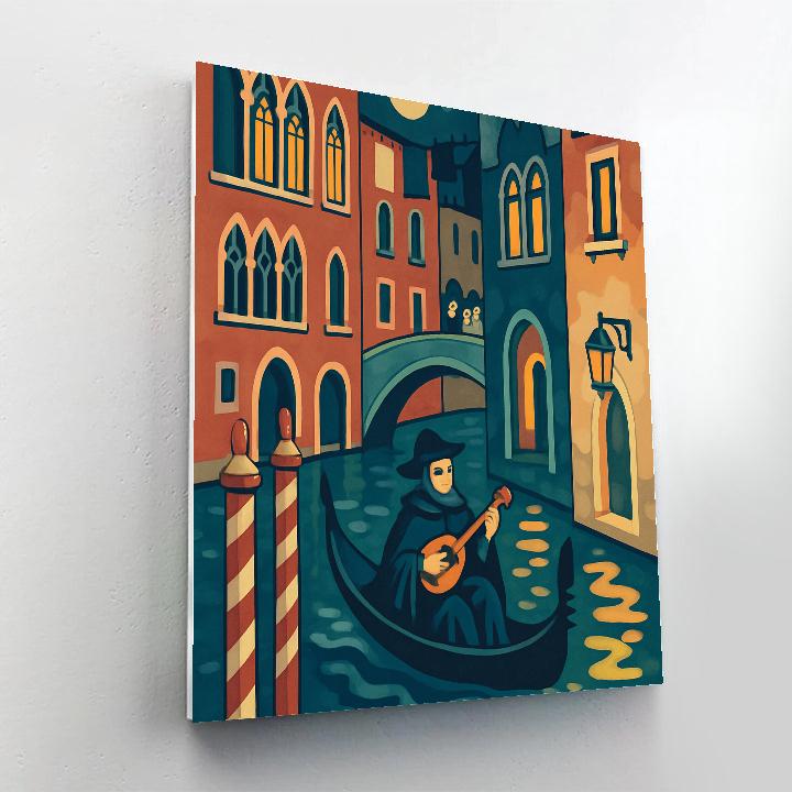 Carnival Echoes In Venice Paint by numbers kits