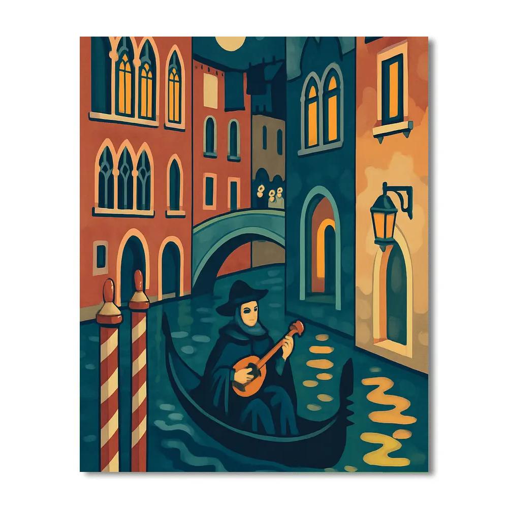 Carnival Echoes In Venice Paint by numbers kits