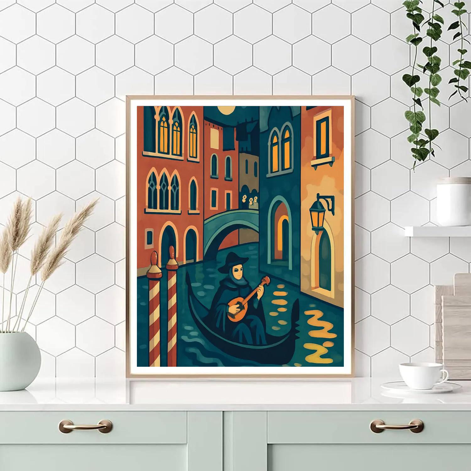 Carnival Echoes In Venice Paint by numbers kits