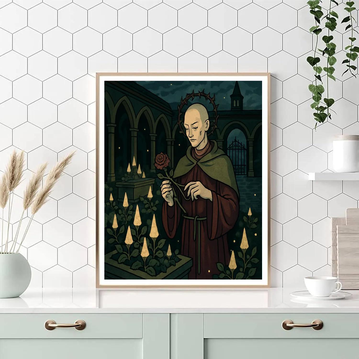 Gothic Crafted Reliquary Garden paint by number