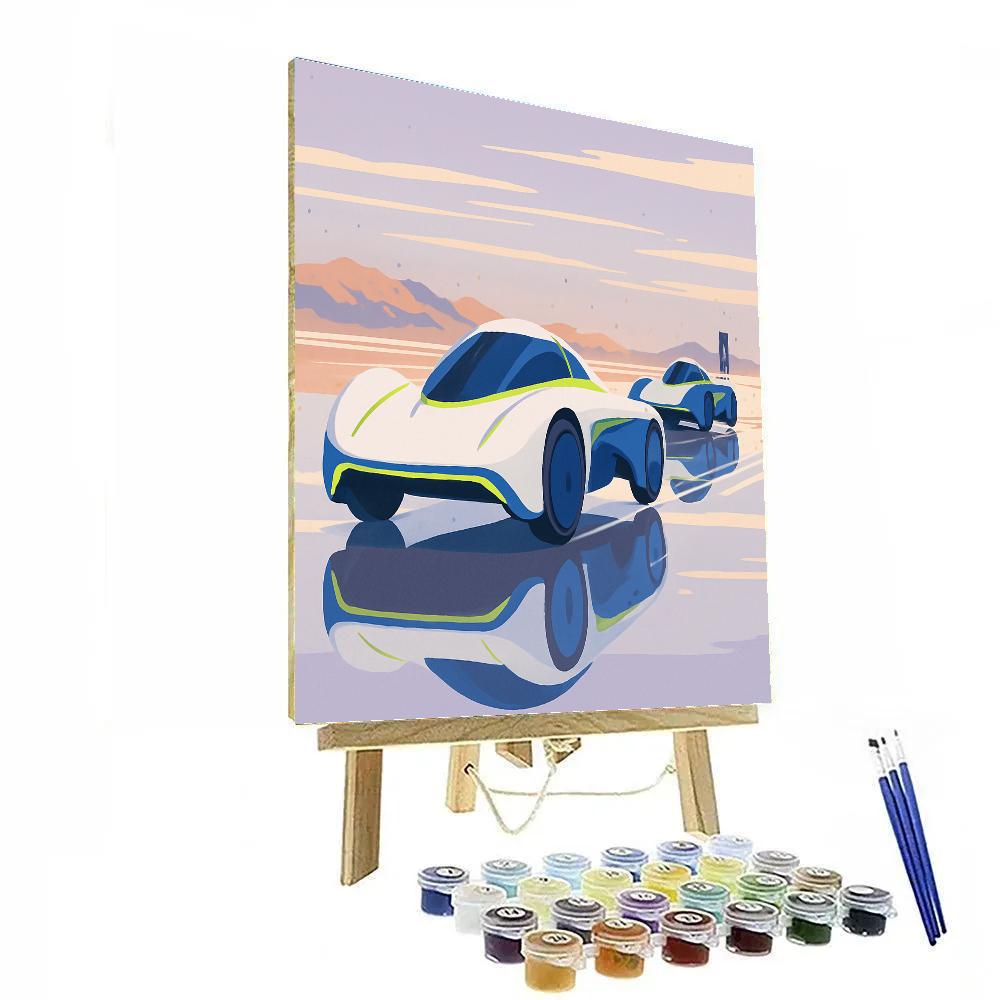 Solar Salt Flats Cars Mirage Sprint Numbered painting kits