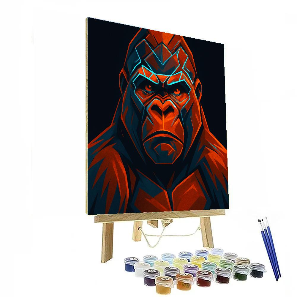 Chromatic Forge Gorilla Paint by numbers kits