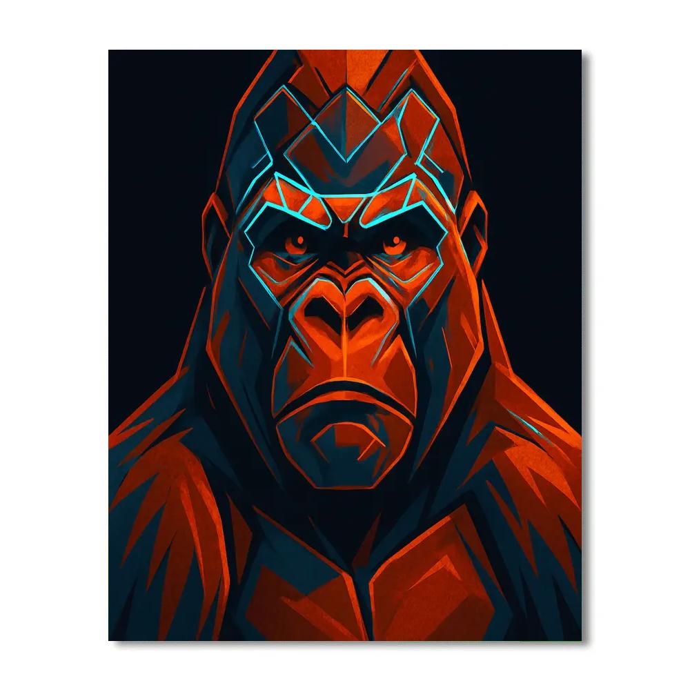 Chromatic Forge Gorilla Paint by numbers kits