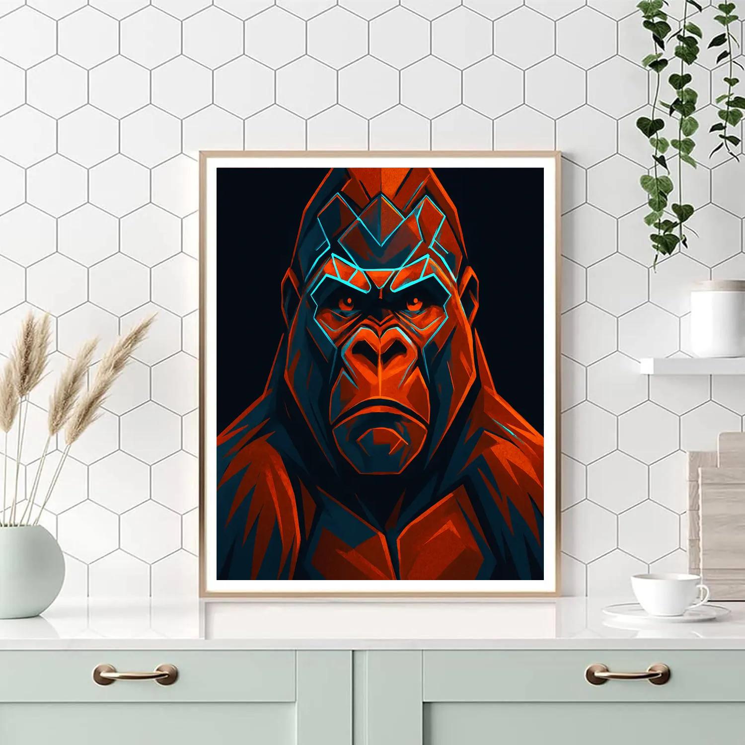 Chromatic Forge Gorilla Paint by numbers kits