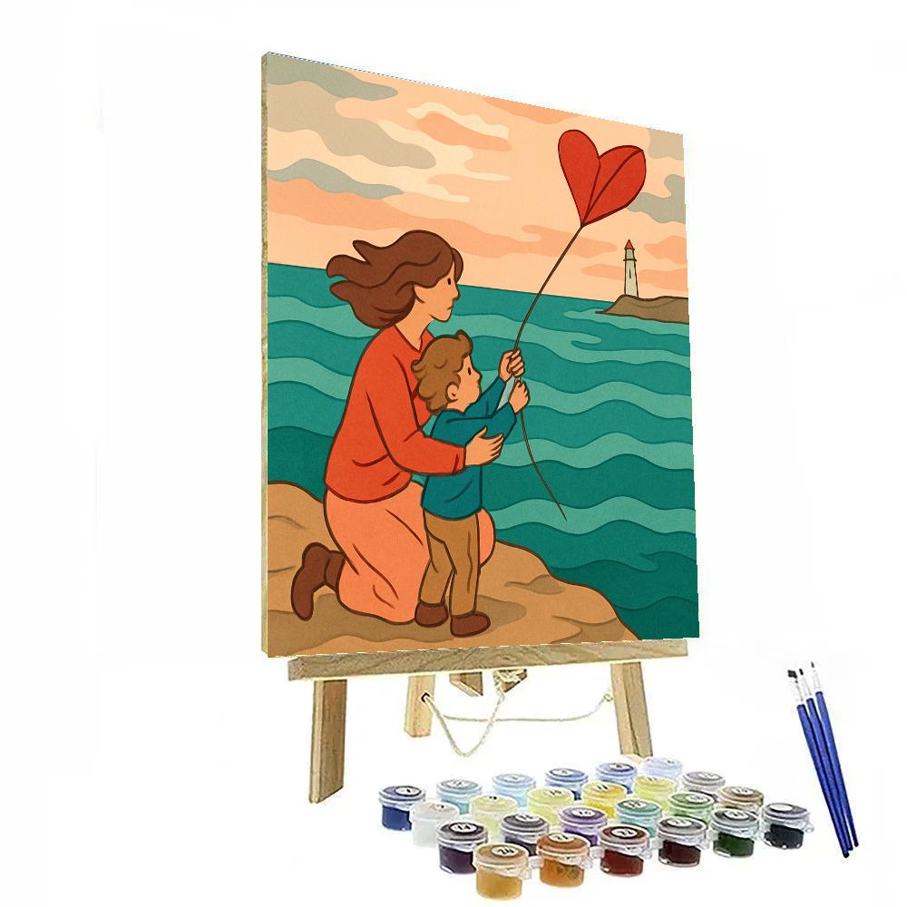 Paper Kites With Motherly Courage paint by numbers